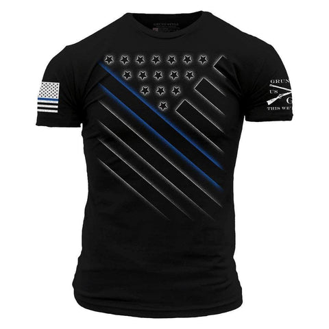 Grunt Style Flag Tee – Blue Lives Matter NYC