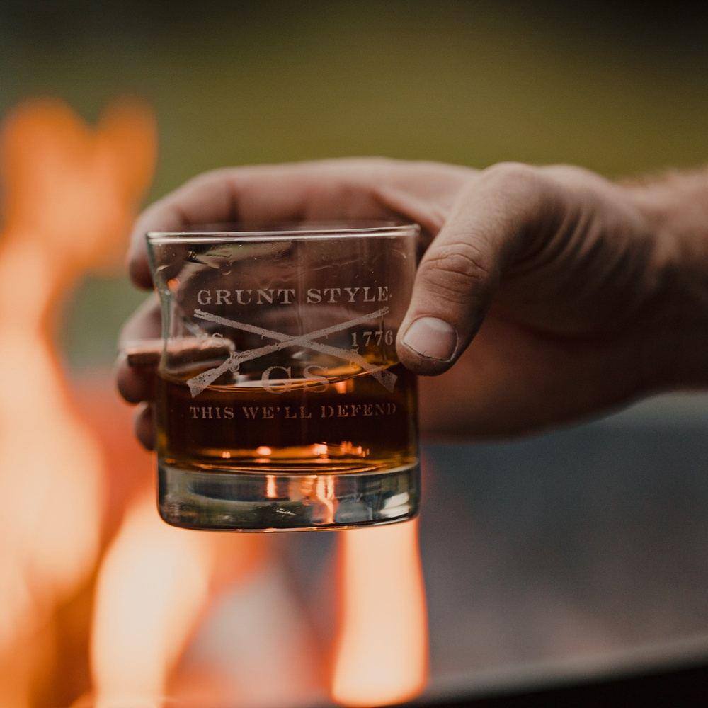 Whiskey Glass with Bullet