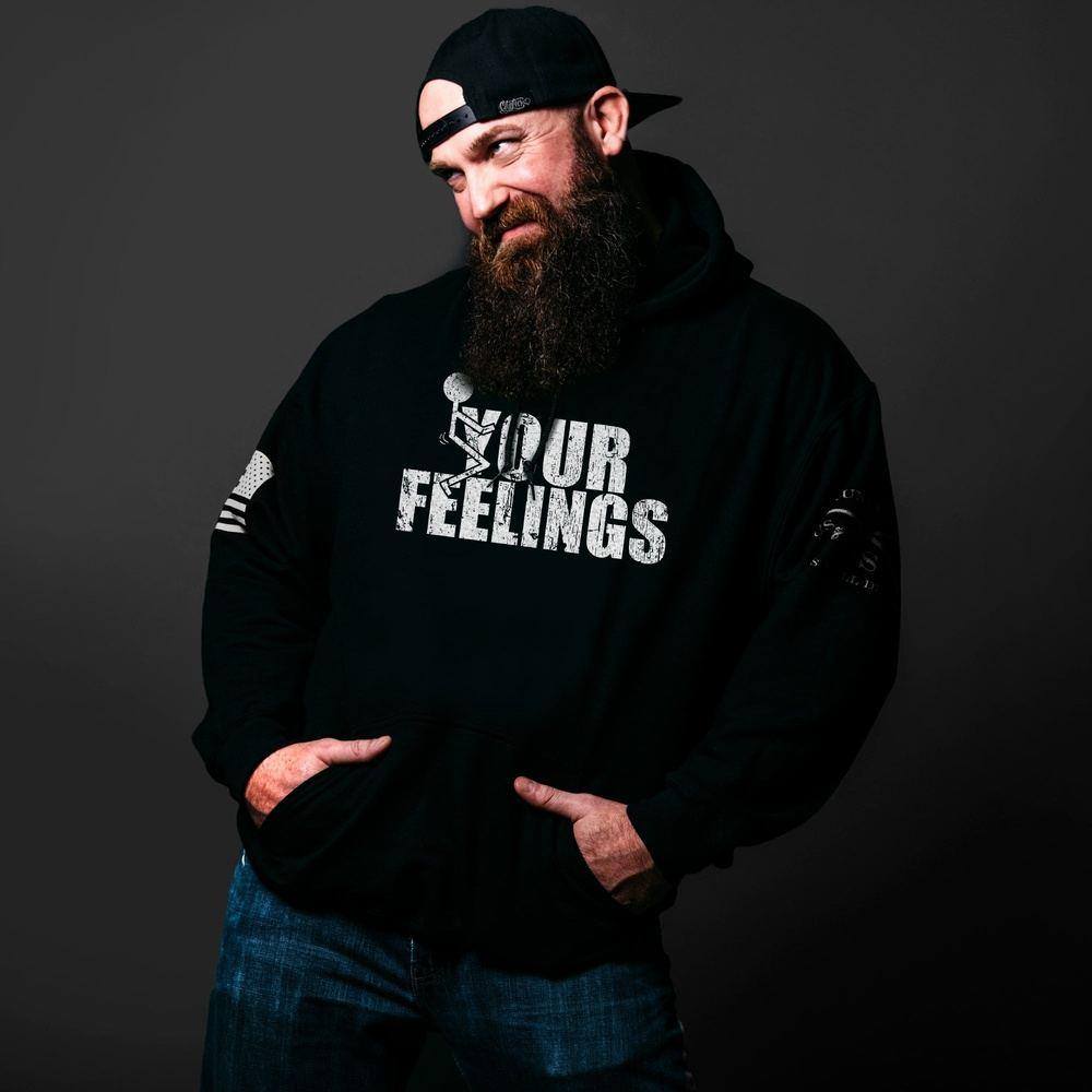 Men's Graphic F*ck Your Feelings Hoodie | Grunt Style 